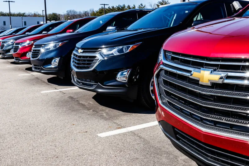 indianapolis - circa march 2018  chevrolet automobile dealership chevrolet is a division of general motors ii