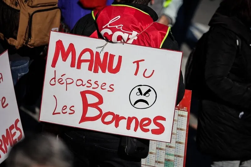 protest against pension reform - bordeaux