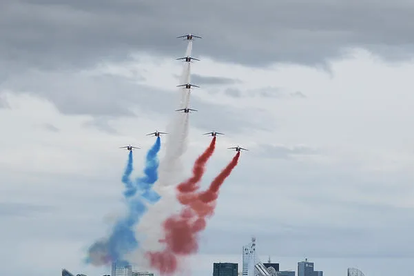 défilé de la france