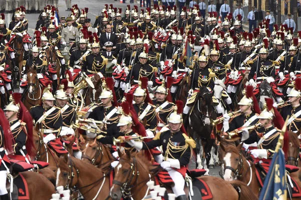 défilé de la france