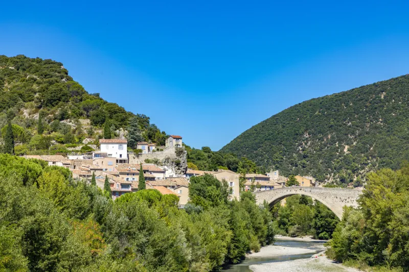 the nyons bridge is a medieval bridge over the river eygues in nyons in southern france the bridge was completed in