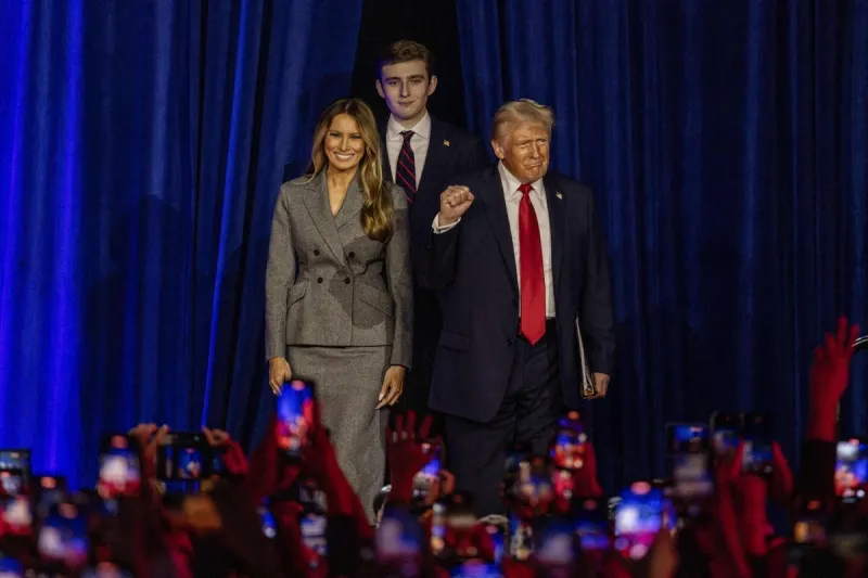 trump deliversory speech - palm beach
