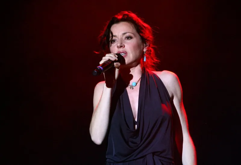 la chanteuse tina arena se produit lors de son concert à la capitainerie, à saint-cyprien, près de perpignan, dans le sud de la france, le 18 juillet 2012 photo by michel clementz abacapresscom