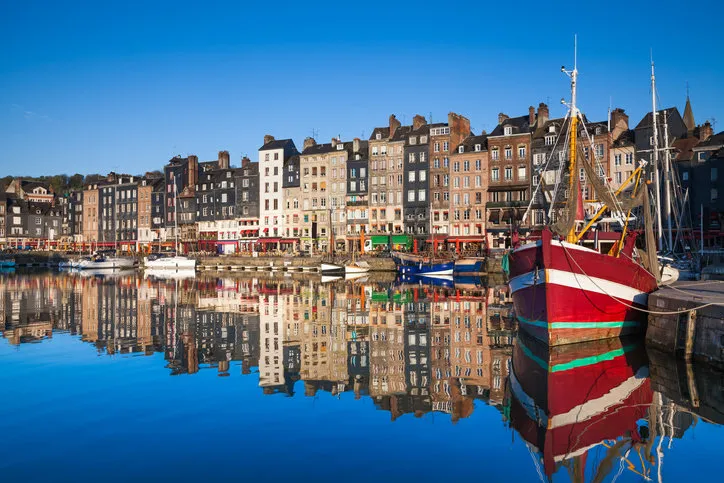 honfleur harbour, normandy, france