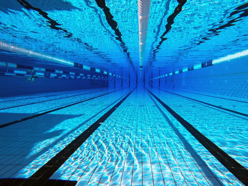 50 meter sports pool swimming pool underwater background