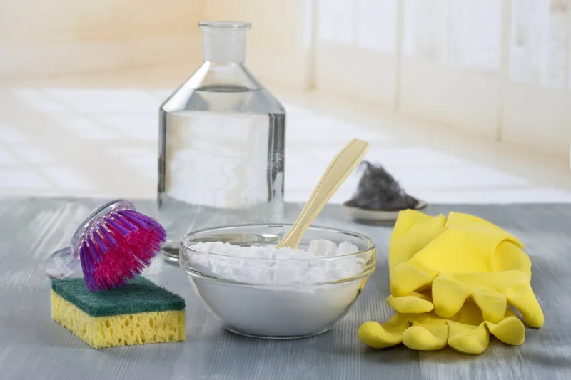homemade green cleaning, eco-friendly natural cleaners with baking soda