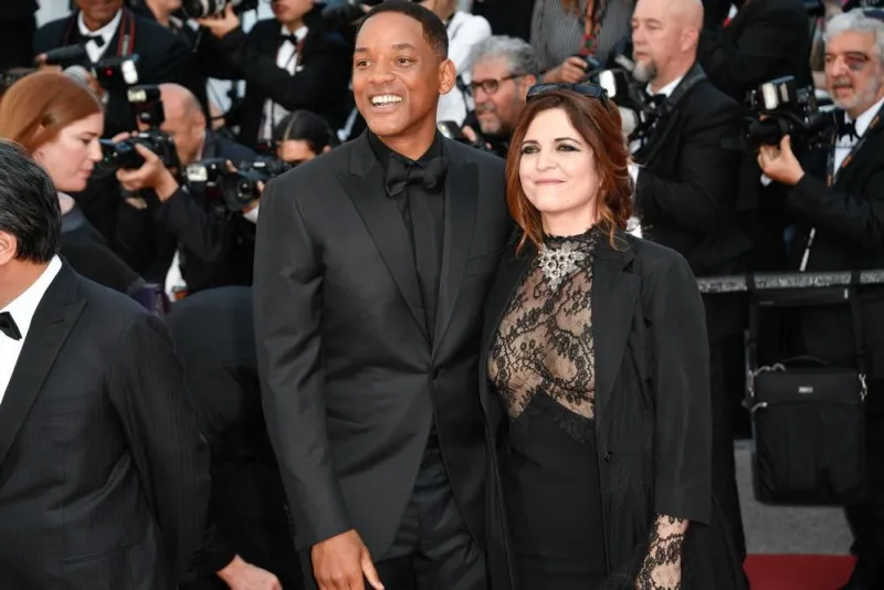 will smith, agnes jaoui arriving for the 70th cannes film festival closing ceremony on may 28, 2017 in cannes, france photo by julien zannoni aps-medias abacapresscom , 594698 080 cannes france