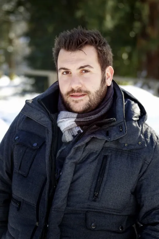 laurent ournac for camping paradis posing during the 14th luchon television film festival in luchon, france on february 9, 2012 photo by abacapresscom , 397894 008 luchon france