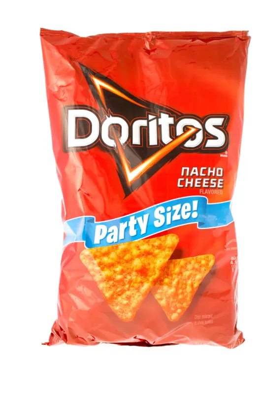 winneconne, wi, usa - 9 april 2015  bag of doritos chips which is owned by frito-lay