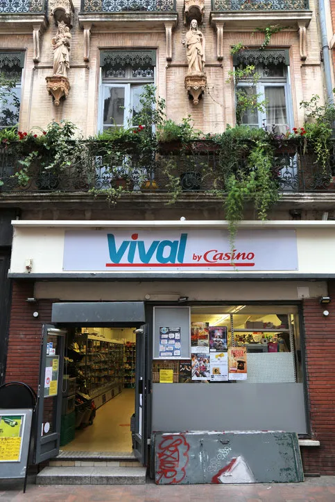 vival convenience store in downtown toulouse city vival is part of casino group