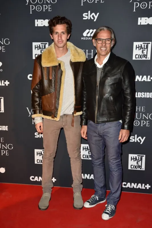 paul belmondo, victor belmondo attending 'the young pope' paris premiere at la cinematheque in paris, france on october 17, 2016 photo by alban wyters abacapresscom , 567450 010 paris france