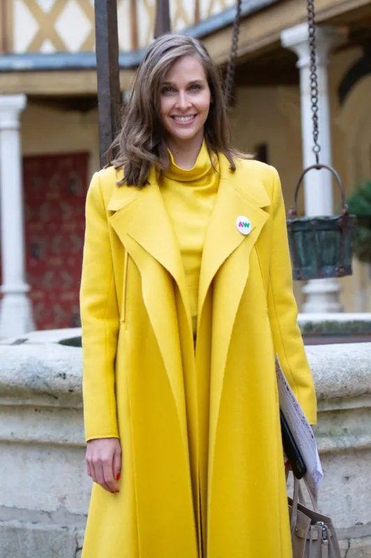ophelie meunier attending the 159th hospices de beaune wine auction in beaune, france on november 17, 2019 photo by aurore marechal abacapresscom , 709377 025 beaune france