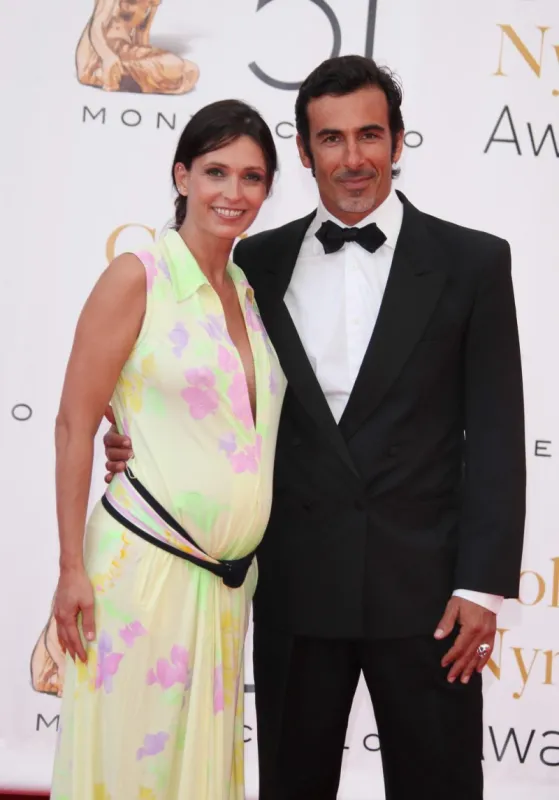 abacapresscom - adeline blondieau and laurent arriving at the closing ceremony during the 51th monaco tv festival , 393332 073 monaco monaco