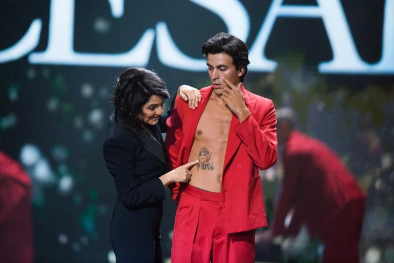 florence foresti during the 45th annual cesar film awards ceremony held at the salle pleyel in paris, france on february 28, 2020 photo by nasser berzane abacapresscom , 722192 084 paris france