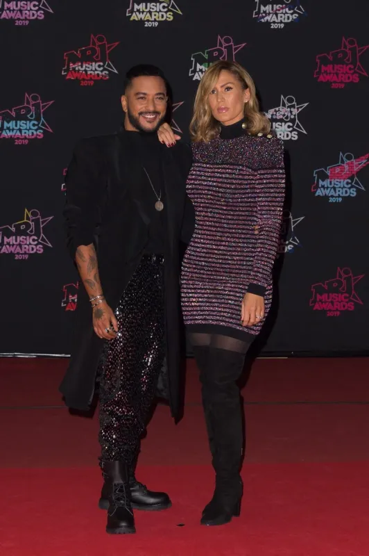 slimane et vitaa arriving to the 21st nrj music awards ceremony held at the palais des festivals in cannes, france on november 9, 2019 photo by nicolas genin abacapresscom , 708340 043 cannes france