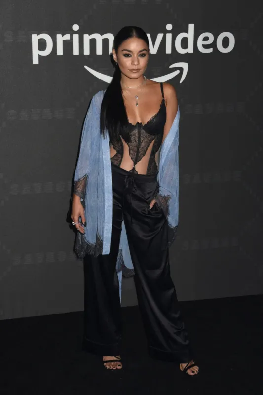 vanessa hudgens attends the savage x fenty arrivals during new york fashion week at barclays center on september 10, 2019 in new york city, ny, usa photo by johns pki splash news abacapresscom