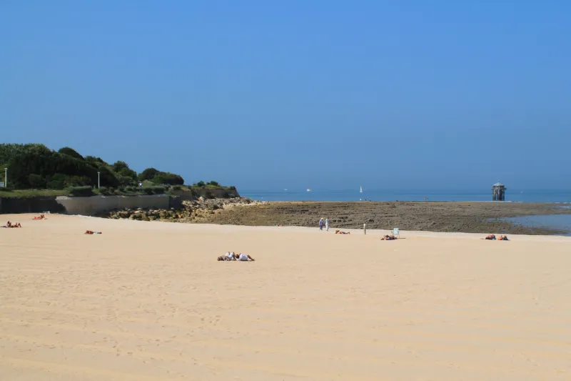 minimes beach in la rochelle, france