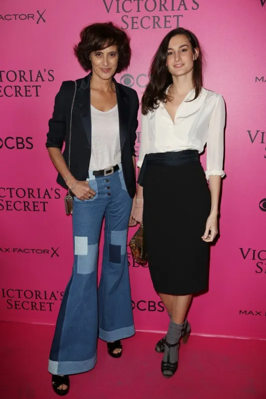 editorial use only ines de la fressange and her daughter nine arriving at the victoria’s secret fashion show at the grand palais on november 30, 2016 in paris, france photo by marechal domine zabulon abacapresscom , 573303 096 paris