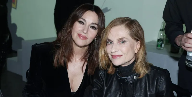monica bellucci et isabelle huppert au diner de la mode, soirée sidaction, à paris pour l'association de lutte contre le sida le 25 janvier 2024 à paris, france photo par jerome domine abacapresscom