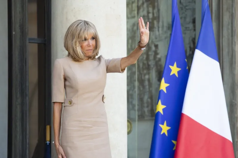 l'épouse du président français, brigitte macron, au palais de l'Élysée à paris, le 22 août 2019 photo par eliot blondet abacapresscom