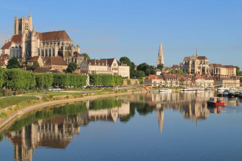 auxerre, ville d'art et d'histoire, france