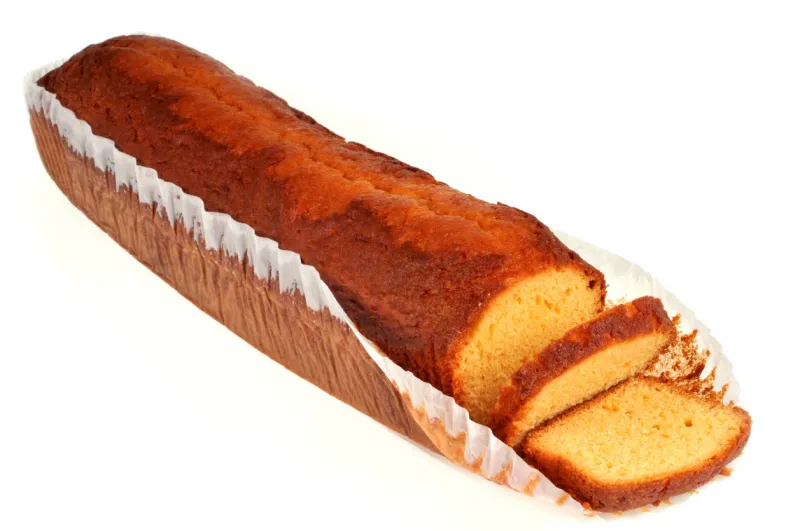 industrial pastry in close-up on a white background