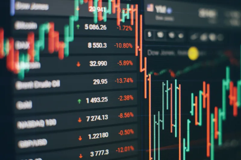 the fall of coronavirus exchanges forex trading graph and candlestick chart suitable for financial investment concept economy trends background for business idea and all art work design abstract finance background
