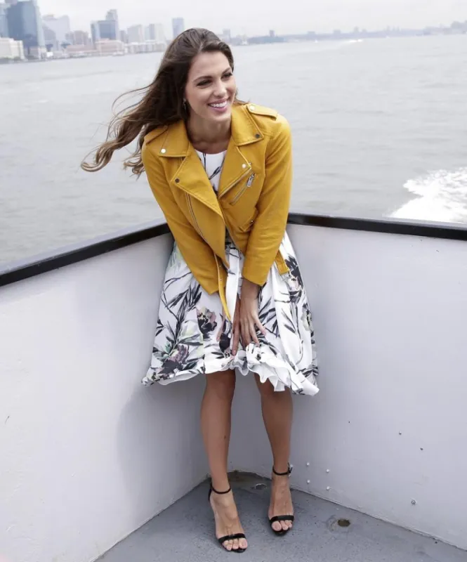 miss universe iris mittenaere visits the statue of liberty