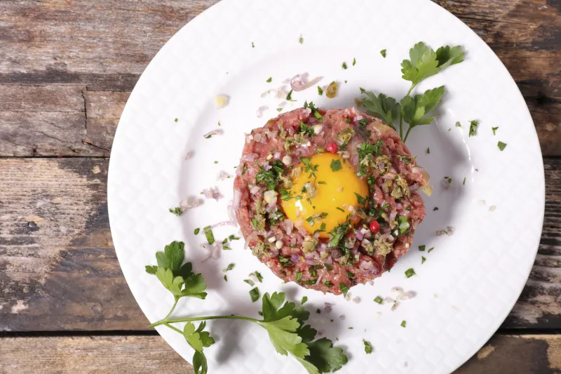 gastronomie française, steak tartare
