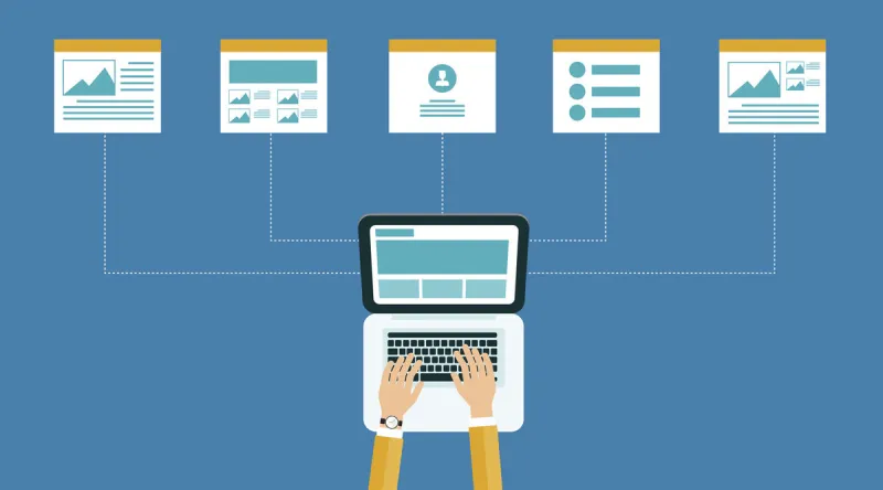 business online content web design structure and layout