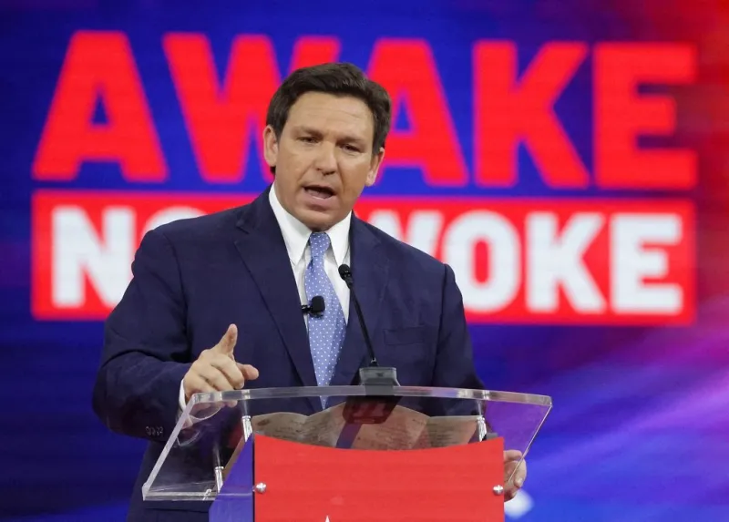 florida governor ron desantis delivers remarks at the 2022 cpac conference at the rosen shingle creek in orlando, thursday, february 24, 2022 (joe burbank orlando sentinel) , brtns20220825 017 orlando