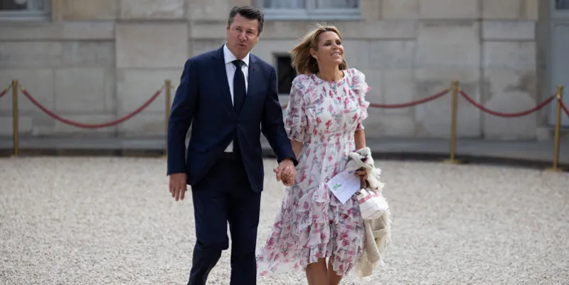 arrivals for the investiture ceremony of emmanuel macron - paris