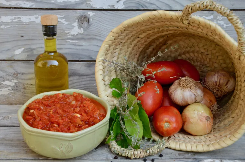 homemade tomato coulis