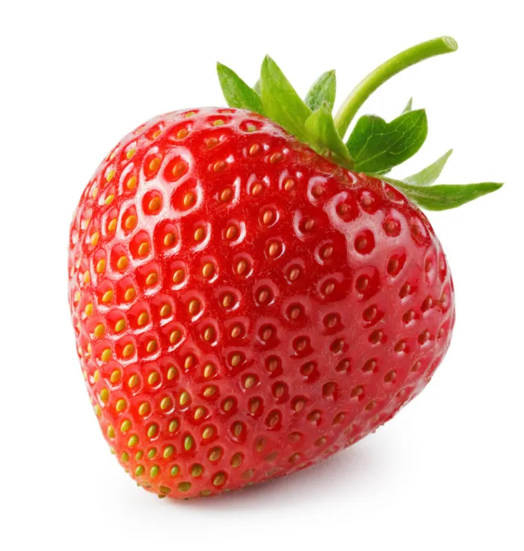 strawberry isolated on white background