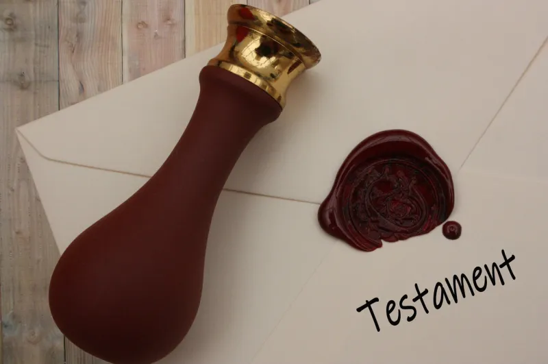 testament notarial act envelope sealed