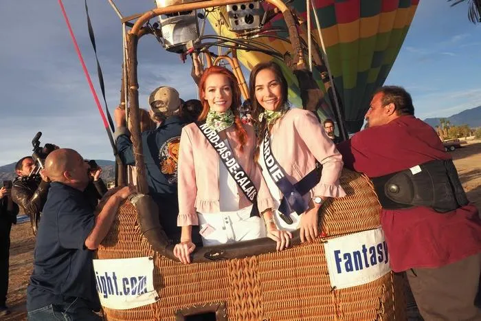 exclusif californie voyage de préparation miss france 2018-montgolfiere