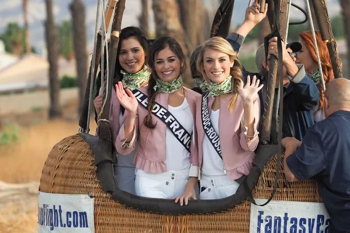 exclusif californie voyage de préparation miss france 2018-montgolfiere