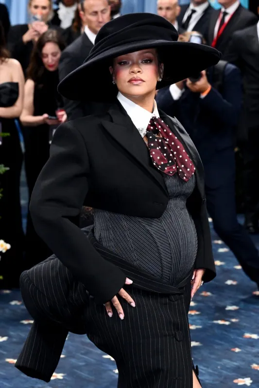 rihanna attending the metropolitan museum of art costume institute benefit gala 2025 in new york, usa on monday may 5, 2025 photo by matt crossick pa wire abacapresscom