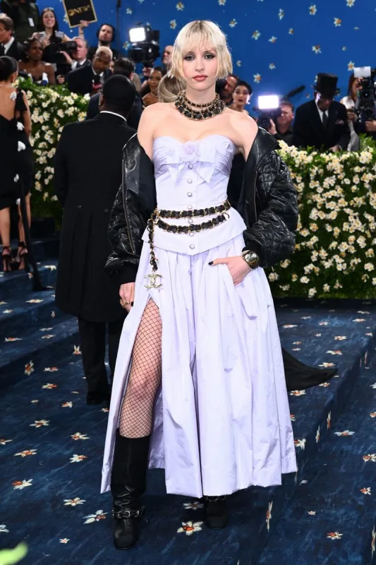 angele au metropolitan museum of art costume institute benefit gala 2025 à new york, usa le lundi 5 mai 2025 photo par matt crossick pa wire abacapresscom