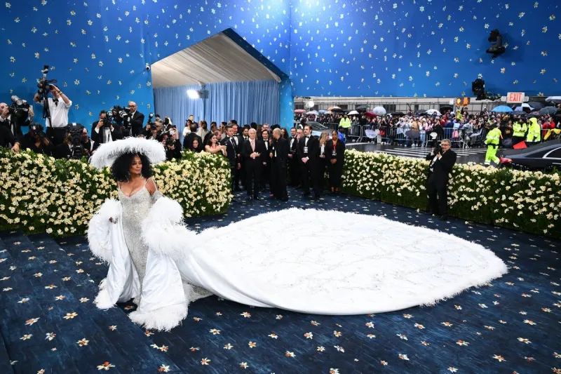 diana ross attending the metropolitan museum of art costume institute benefit gala 2025 in new york, usa on monday may 5, 2025 photo by matt crossick pa wire abacapresscom