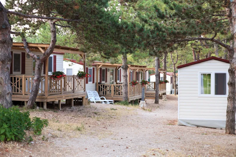 living in mobile homes has become a favorite way of spending holiday-time in croatia small, compact, but comfortable