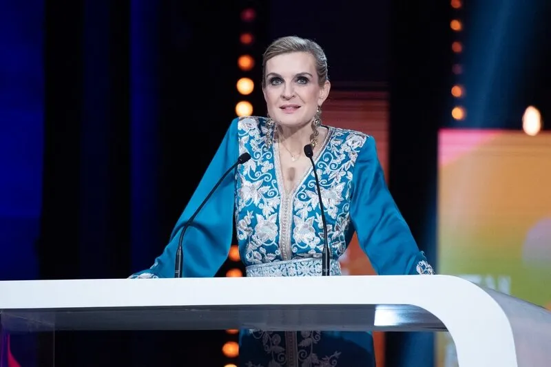 melita toscan du plantier assistant à la cérémonie du 20e anniversaire du festival dans le cadre du 20e festival international du film de marrakech à marrakech, au maroc, le 25 novembre 2023 photo par aurore marechal abacapresscom