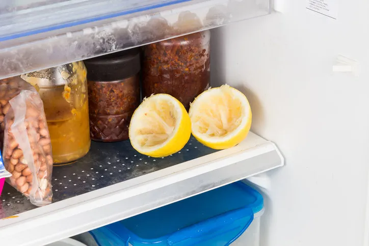 recycle spent lemons in refrigerator to deodorize smell