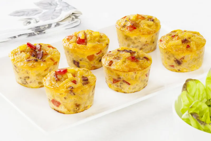 mini frittatas for a buffet