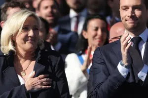 Marine Le Pen et Jordan Bardella
