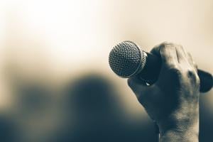 Animateur télé micro