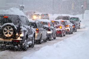 neige et verglas route