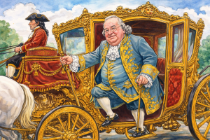 un ancien ministre en carrosse 