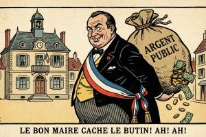 Dans un style humoristique reprenant le style des images d'épinal, pour illustrer cet article sur la