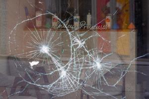 vitre cassée